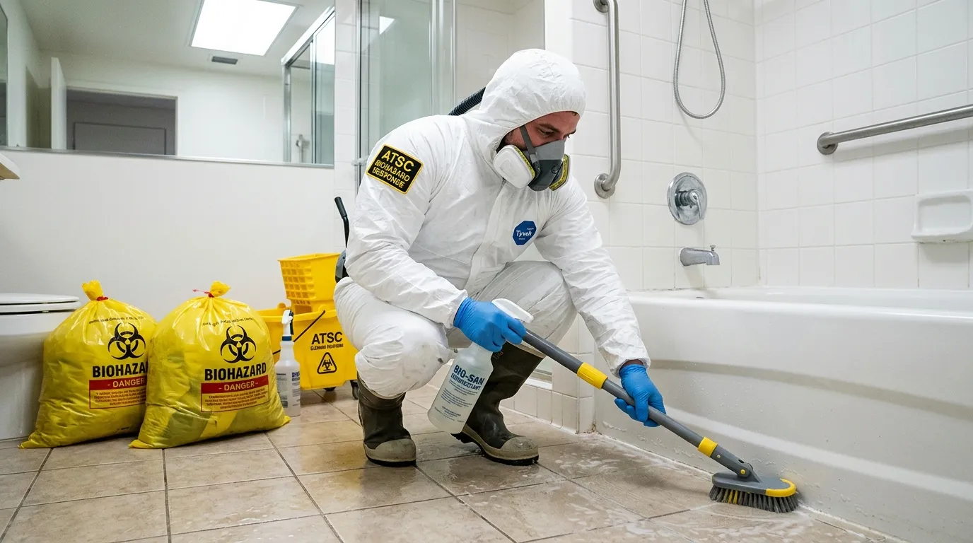 Decontamination equipment deployed for Blood Cleanup in Ware